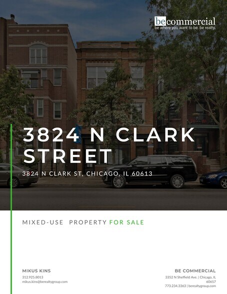 More Photos Of 3824 N Clark St, Chicago Storefront Retail Residential For Sale