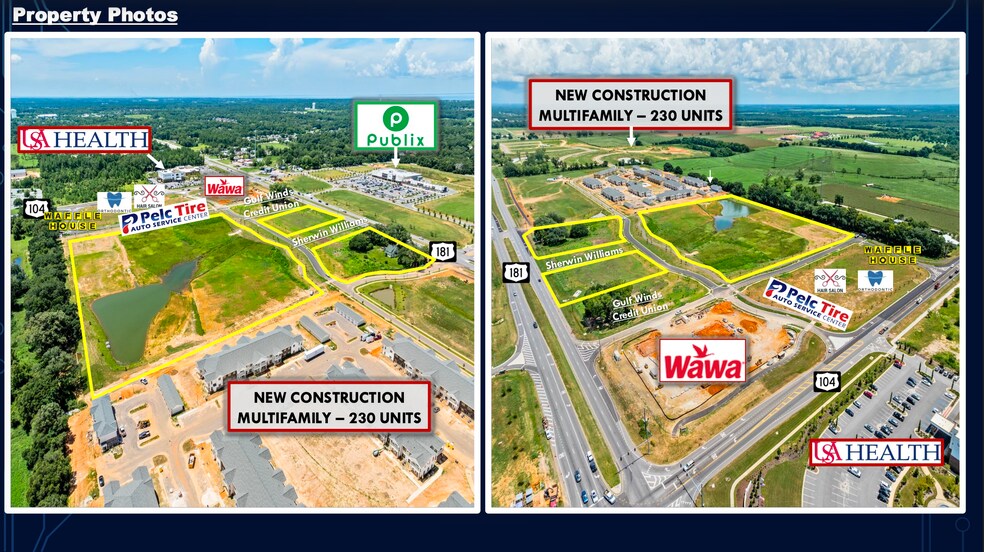 More Photos Of Highway 181 and Highway 104, Fairhope Land For Sale