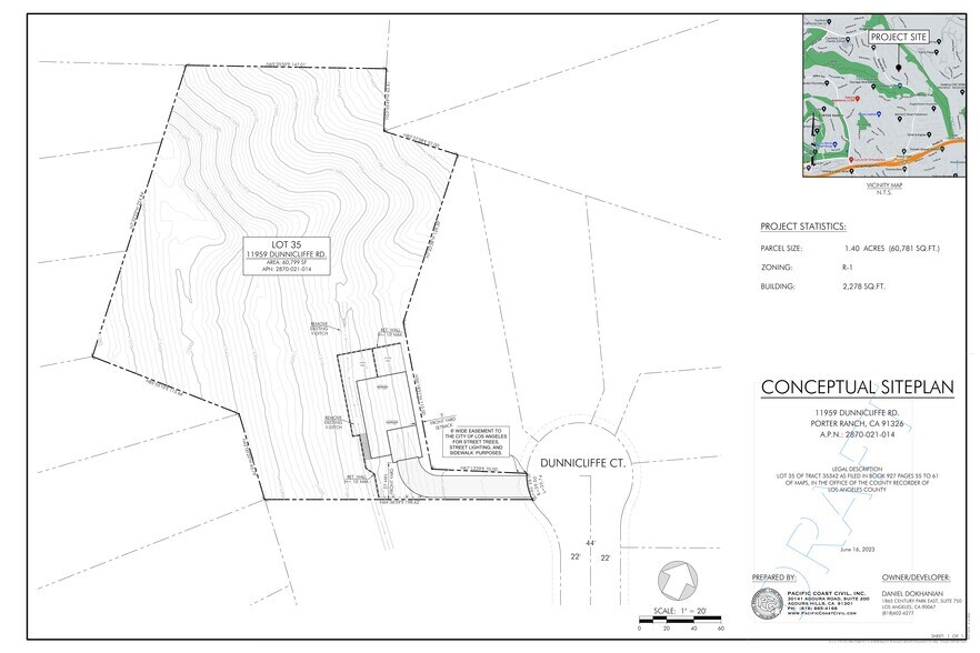 More Photos Of 11959 Dunnicliffe ct, Porter Ranch Land For Sale