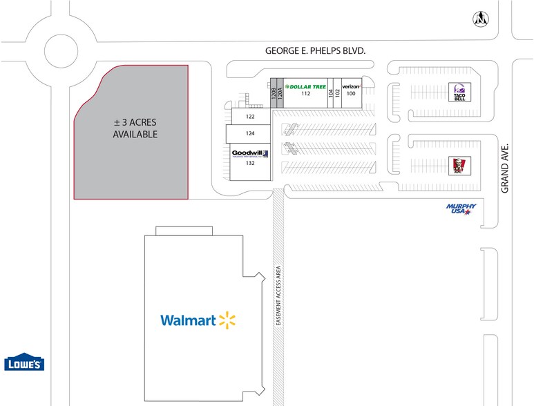 More Photos Of 100-132 George E Phelps Blvd, Carthage General Retail For Lease