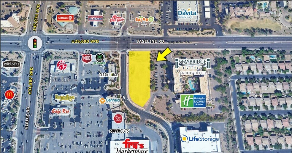 Primary Photo Of 5229 E Baseline Rd, Gilbert Storefront For Lease