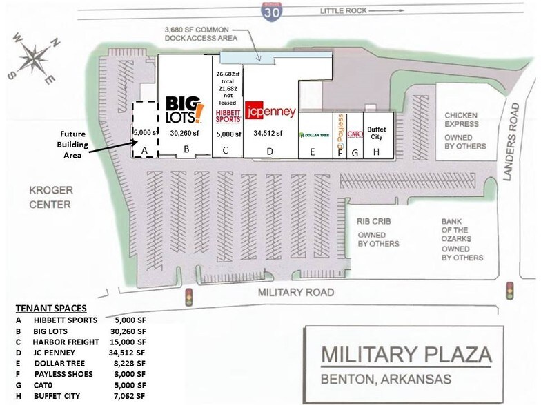 More Photos Of 1426-1528 Military Rd, Benton General Retail For Lease
