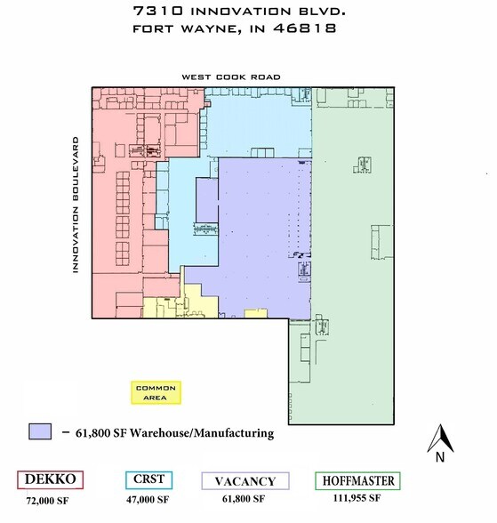 More Photos Of 7310 Innovation Blvd, Fort Wayne Manufacturing For Lease