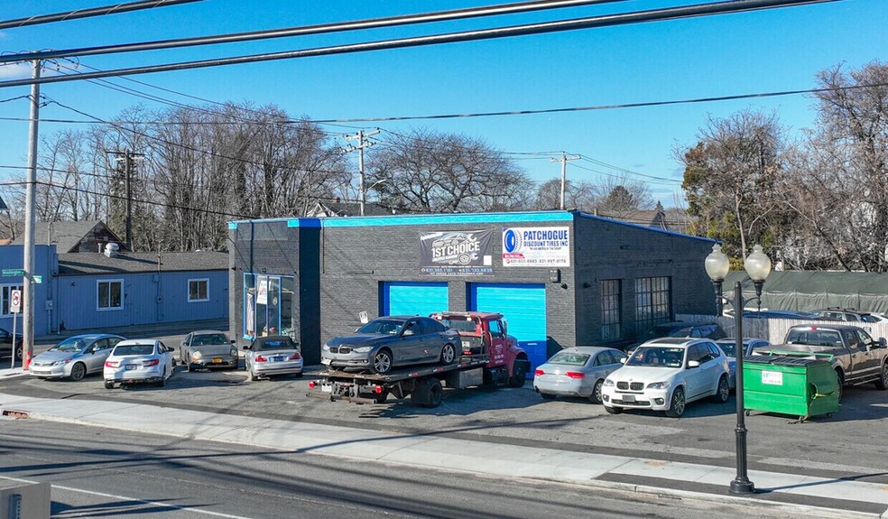 Primary Photo Of 445 E Main St, Patchogue Service Station For Lease