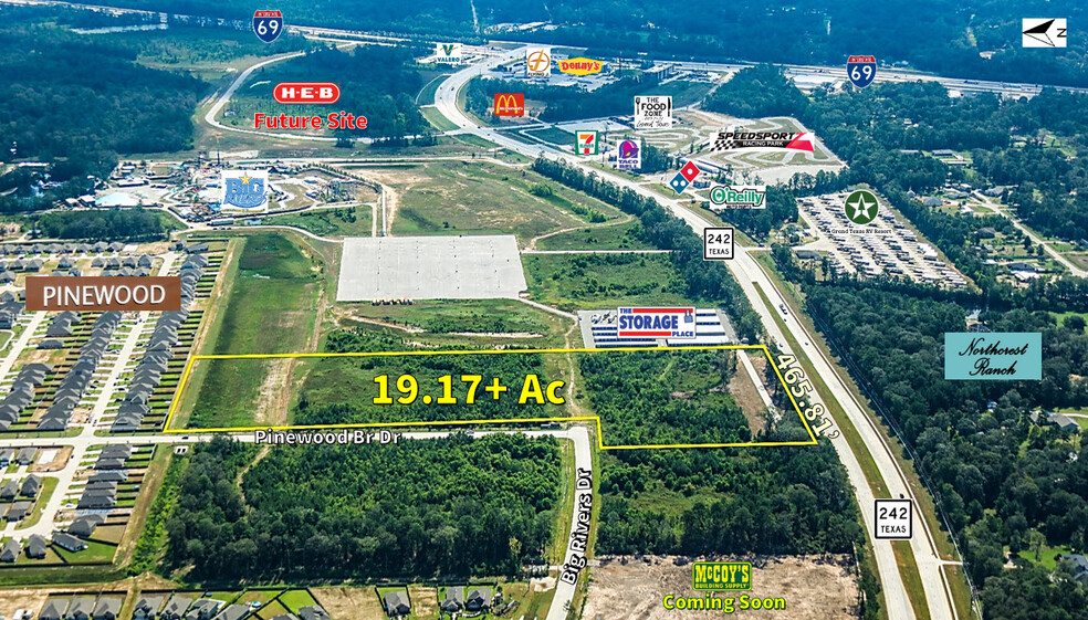 Primary Photo Of 19.175-Ac 242 hwy, New Caney Land For Sale