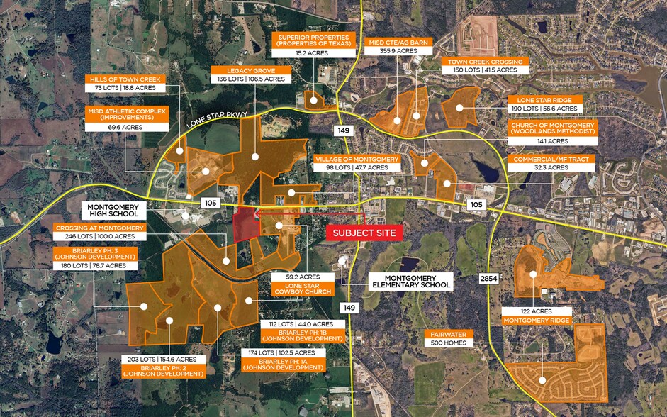 More Photos Of Highway 105 W, Montgomery Land For Sale