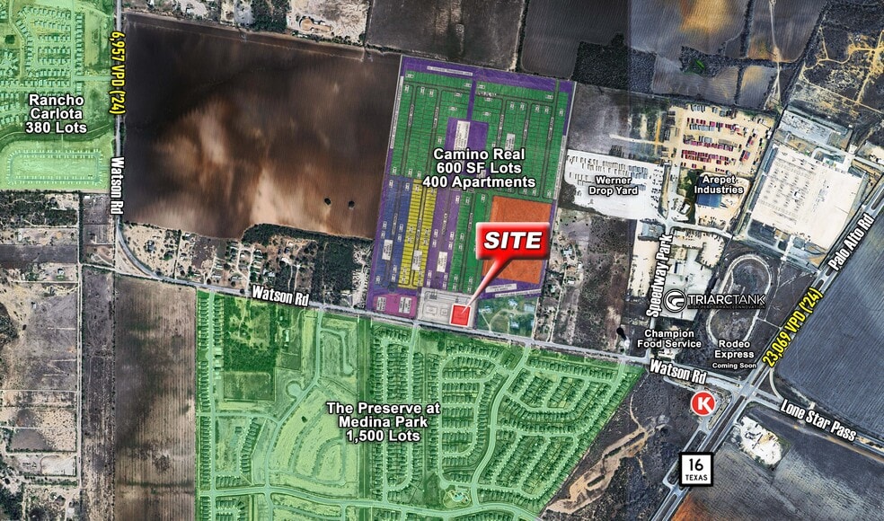 More Photos Of Watson Road & Texas Hwy 16 Rd, Von Ormy Storefront Retail Office For Lease