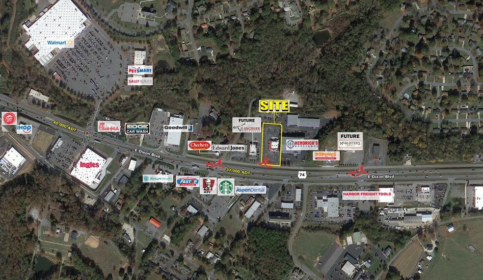 More Photos Of 1237 E Dixon Blvd, Shelby Restaurant For Lease