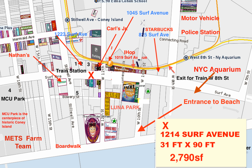 More Photos Of 1214 Surf Ave, Brooklyn Storefront For Sale