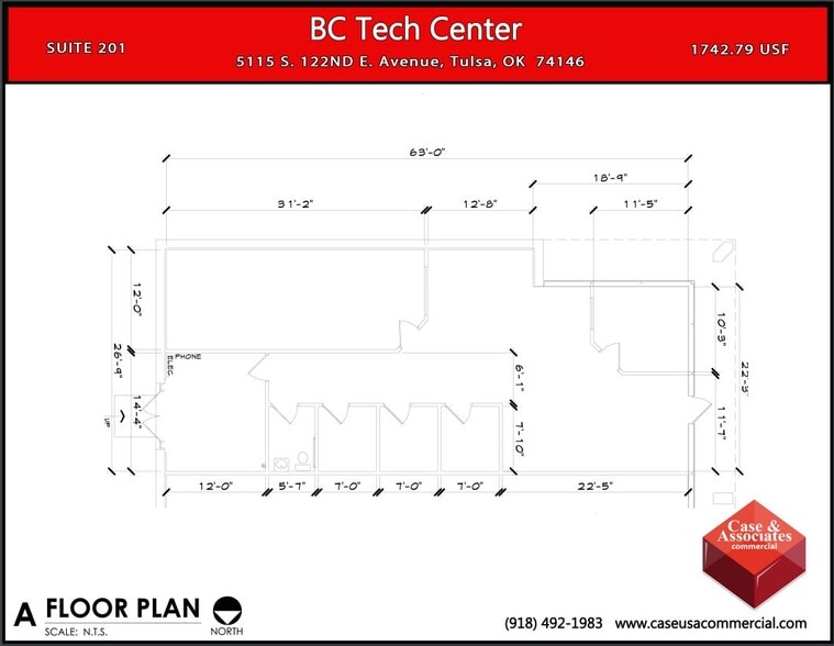 More Photos Of 12206 E 51st St, Tulsa Unknown For Lease