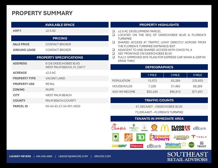 More Photos Of 6350 Okeechobee Blvd, West Palm Beach Land For Lease