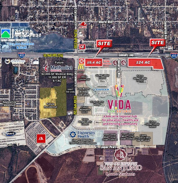More Photos Of Loop 410 South & Zarzamora st, San Antonio Land For Sale