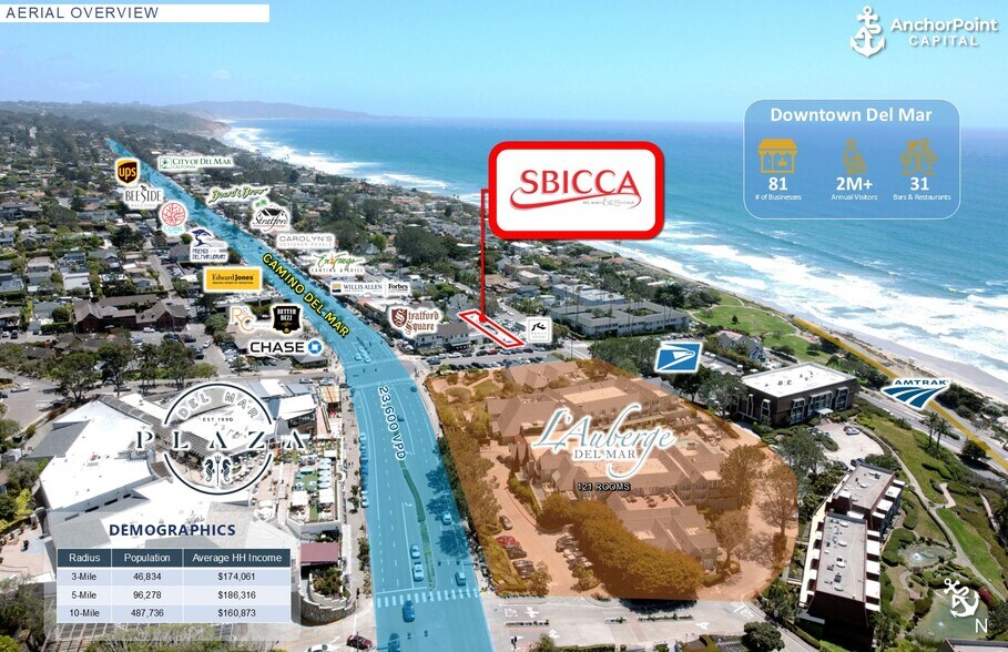 More Photos Of 215 15th St, Del Mar Restaurant For Sale