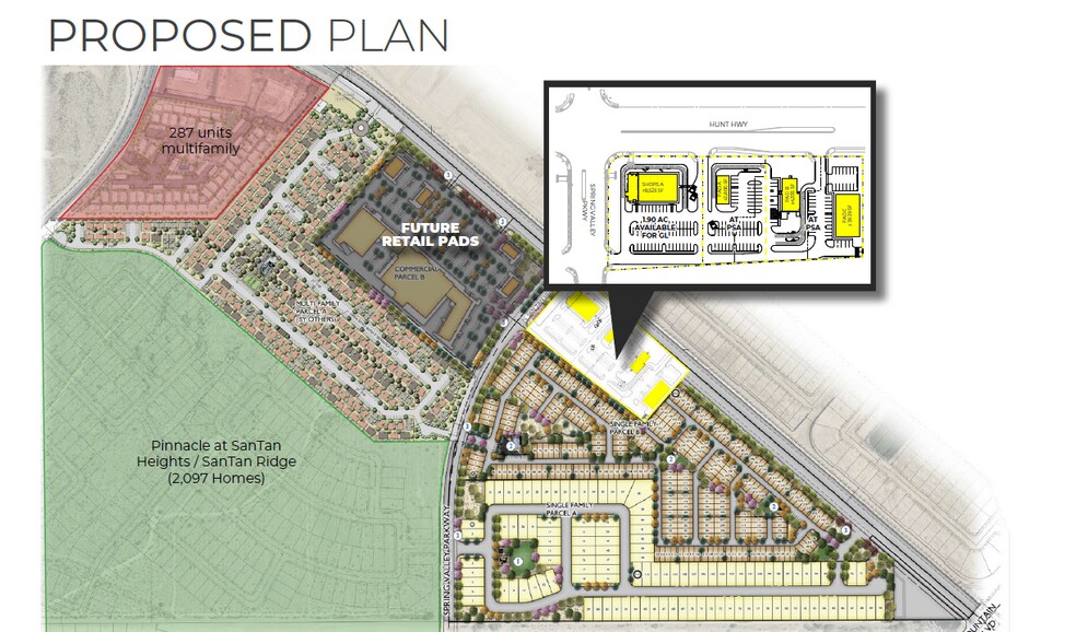 More Photos Of Hunt Highway @ Spring Valley Parkway, San Tan Valley Land For Lease