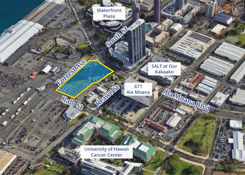 Primary Photo Of Ala Moana Blvd @ Forrest Ave, Honolulu Land For Lease