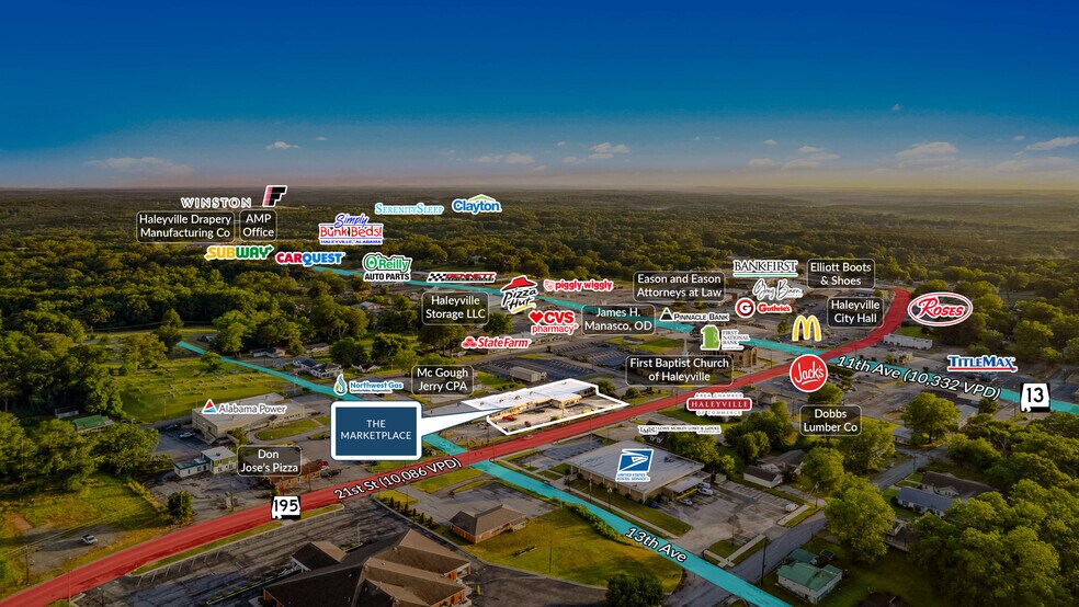 More Photos Of 1203-1219 21st Street, Haleyville Department Store For Sale