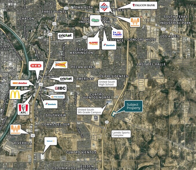 More Photos Of 3310 Cuatro Vientos Rd, Laredo Land For Sale
