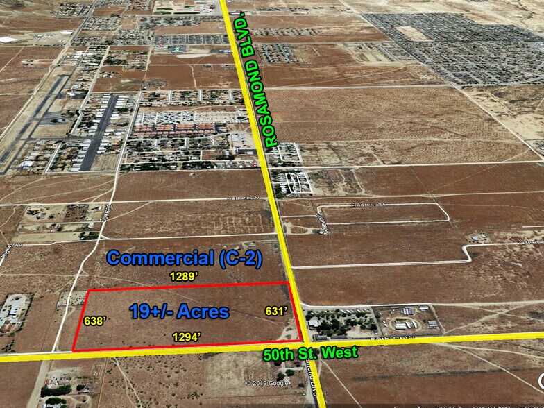 More Photos Of 50th St West & Rosamond Blvd, Rosamond Land For Sale