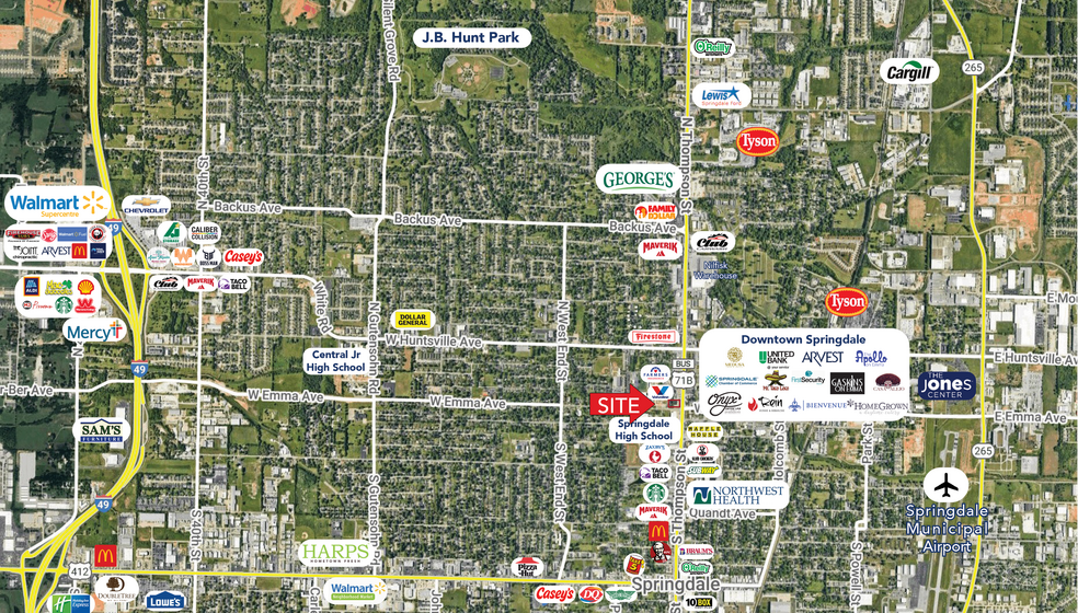 More Photos Of 100 N Thompson St, Springdale Freestanding For Sale