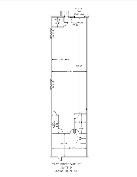 More Photos Of 2748 Interstate St, Charlotte Unknown For Lease
