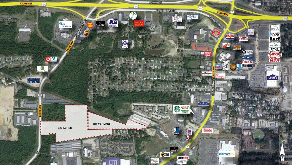 Primary Photo Of Higdon Ferry Rd, Hot Springs Land For Sale