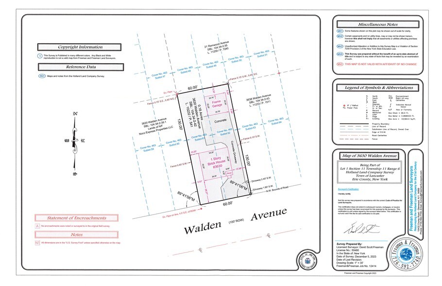 More Photos Of 3620 Walden Ave, Lancaster Land For Lease