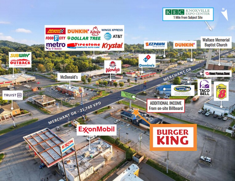 More Photos Of 319 Merchants Dr, Knoxville Fast Food For Sale