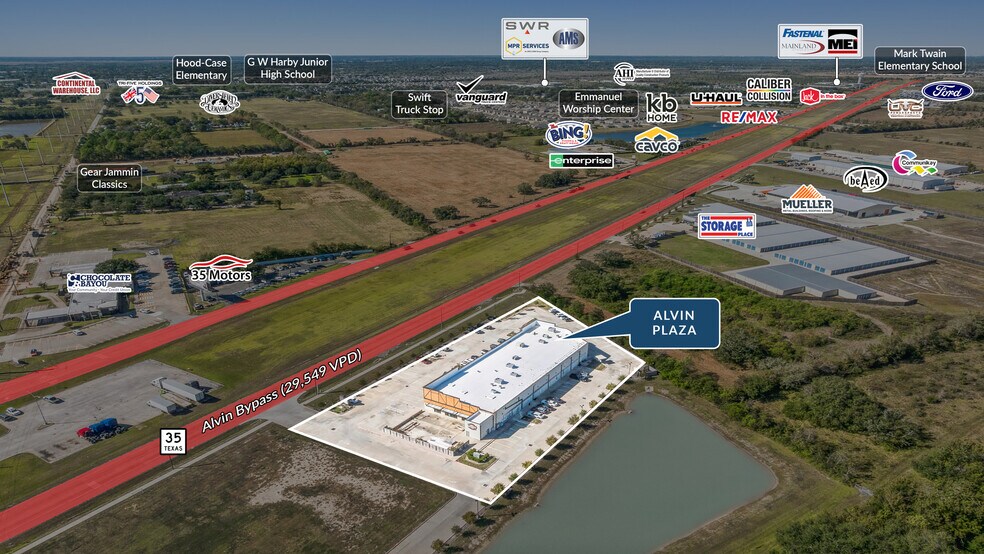 More Photos Of 1468 S Bypass 35 Hwy, Alvin Storefront For Sale