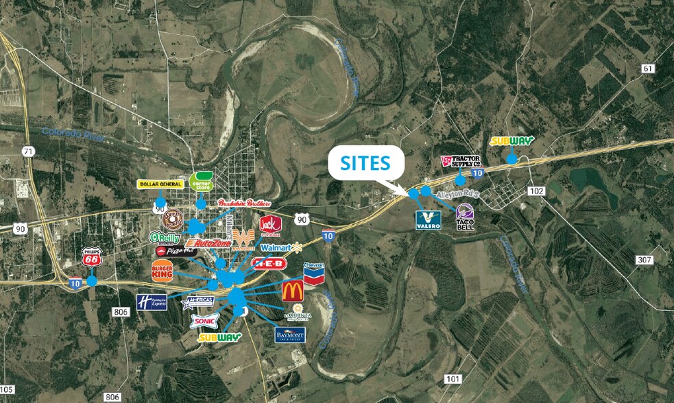 More Photos Of 4475 I-10 & Alleyton Rd S, Alleyton Land For Sale