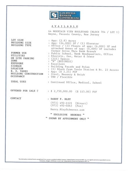 More Photos Of 64 Mountainview Blvd, Wayne Medical For Lease