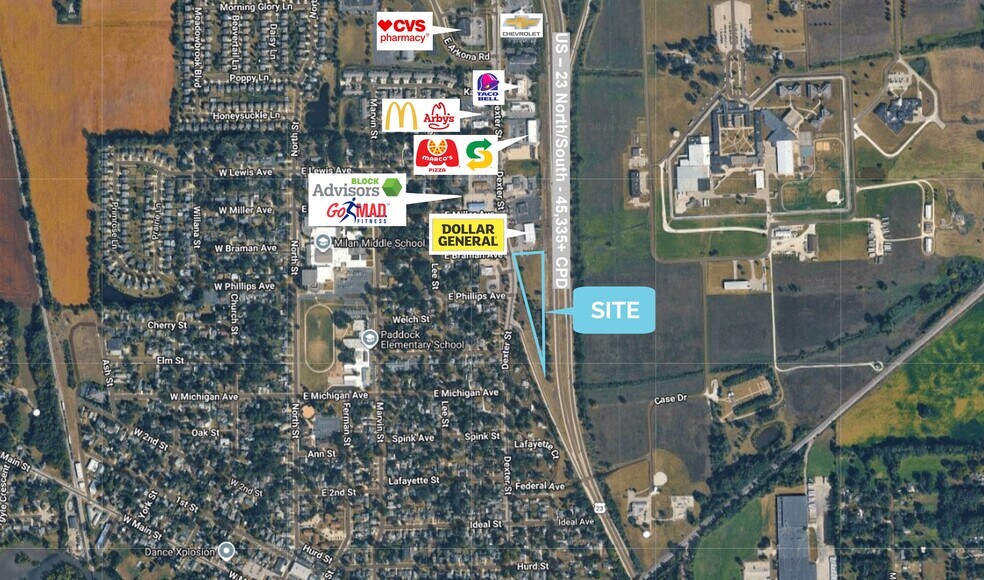 More Photos Of 800 Dexter St, Milan Land For Lease