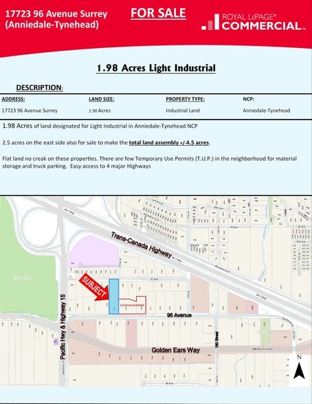 More Photos Of 17723 96 Ave, Surrey Land For Sale
