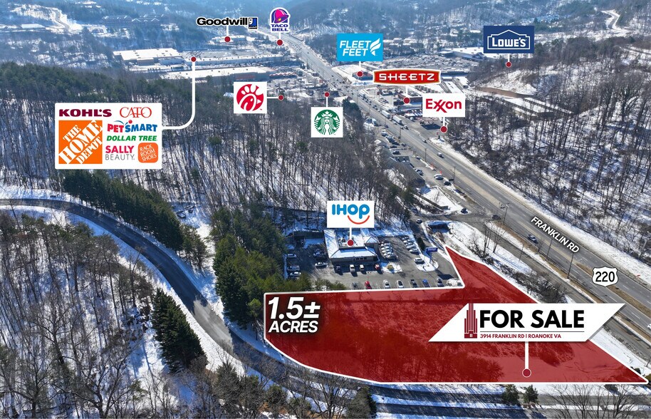 More Photos Of 3914 Franklin Rd, Roanoke Land For Sale