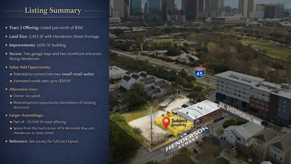 Primary Photo Of 514 Henderson St, Houston Flex For Sale