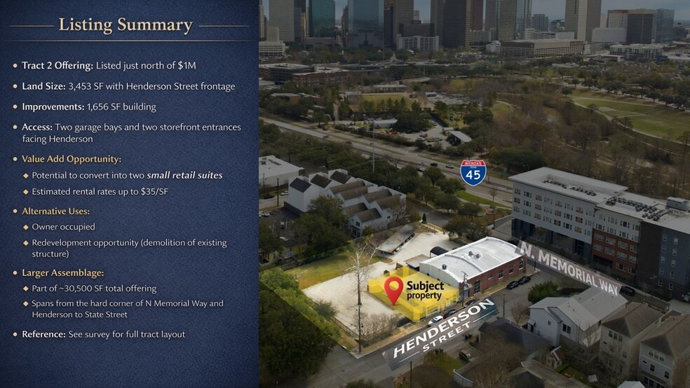 Primary Photo Of 514 Henderson St, Houston Flex For Sale