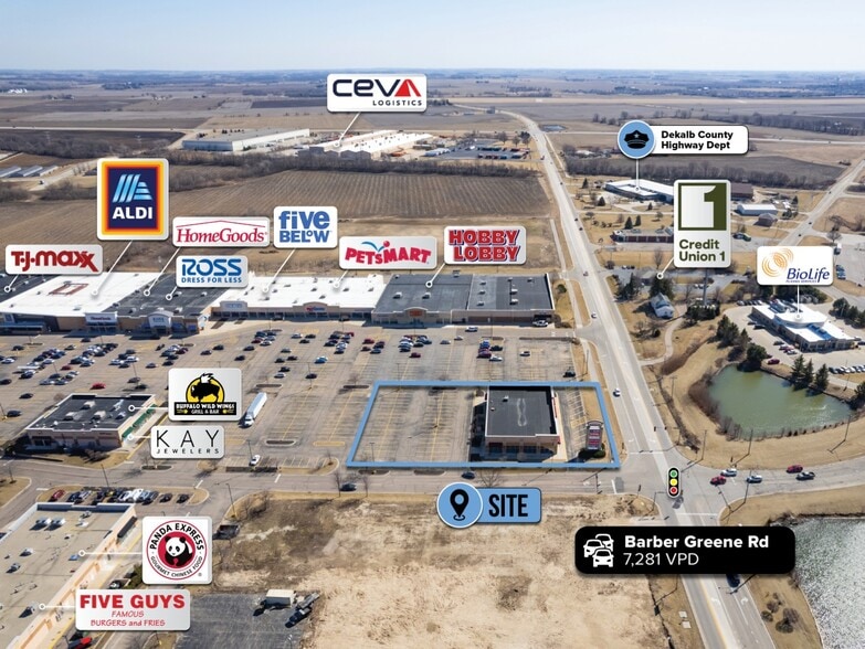 More Photos Of 2428-2430 Sycamore Rd, Dekalb Freestanding For Sale