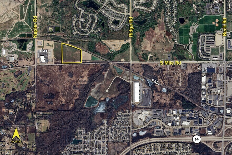 More Photos Of Five Mile & Napier Rd, Northville Land For Lease