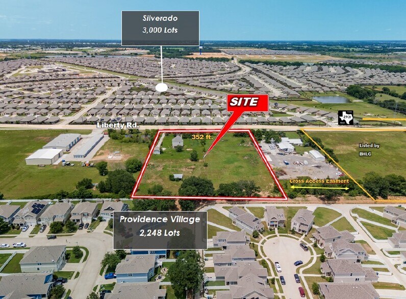 More Photos Of 9988 Liberty Road, Aubrey Land For Sale