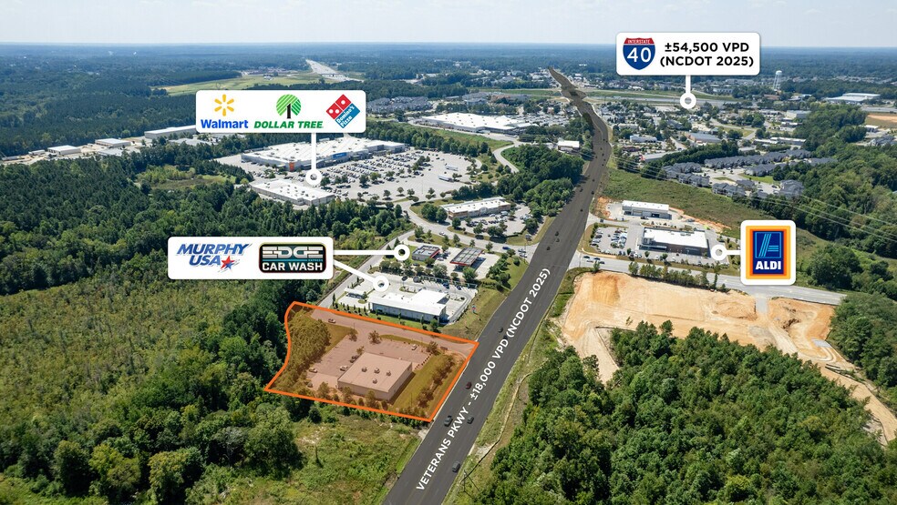 More Photos Of 4707 Veterans Pky, Garner Freestanding For Sale