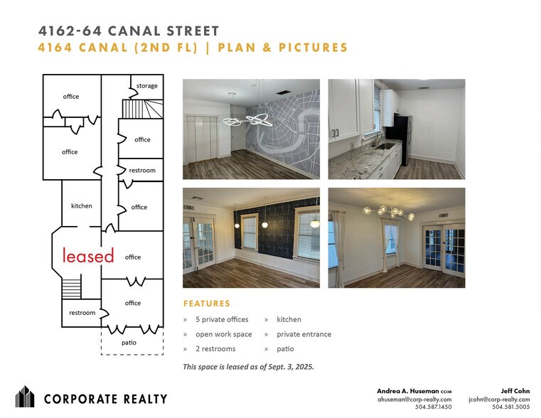 More Photos Of 4164 Canal St, New Orleans Office Residential For Sale