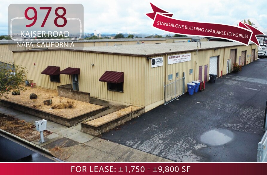 Primary Photo Of 978 Kaiser Rd, Napa Warehouse For Lease