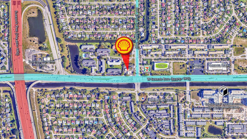 More Photos Of 4701 W Sunrise Blvd, Plantation Service Station For Sale