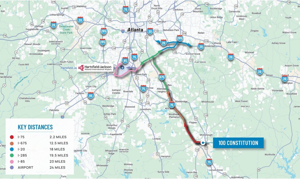 More Photos Of 100 Constitution Dr, McDonough Distribution For Lease