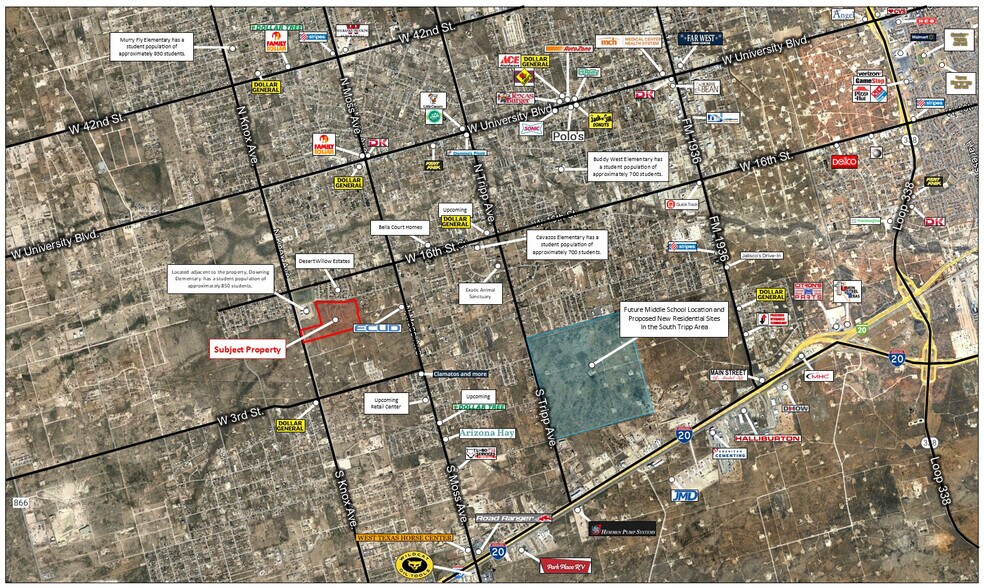 More Photos Of Knox Ave. Ave, Odessa Land For Sale