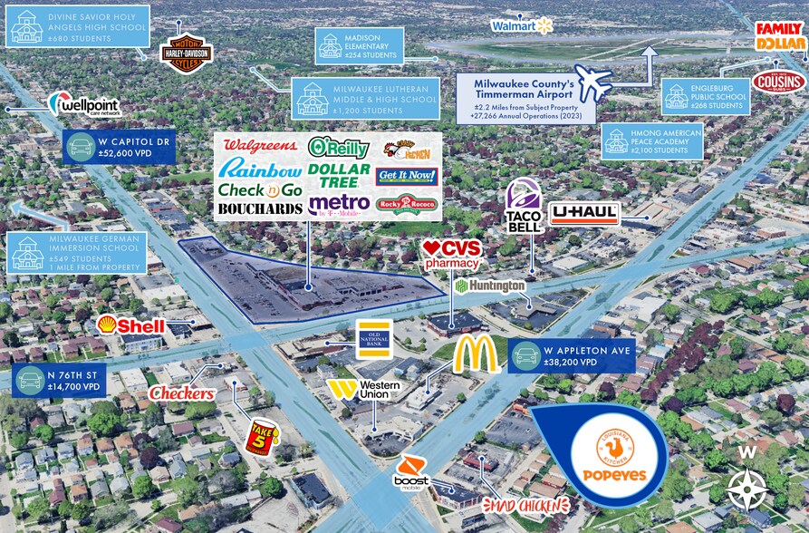 More Photos Of 7458 W Appleton Ave, Milwaukee Fast Food For Sale