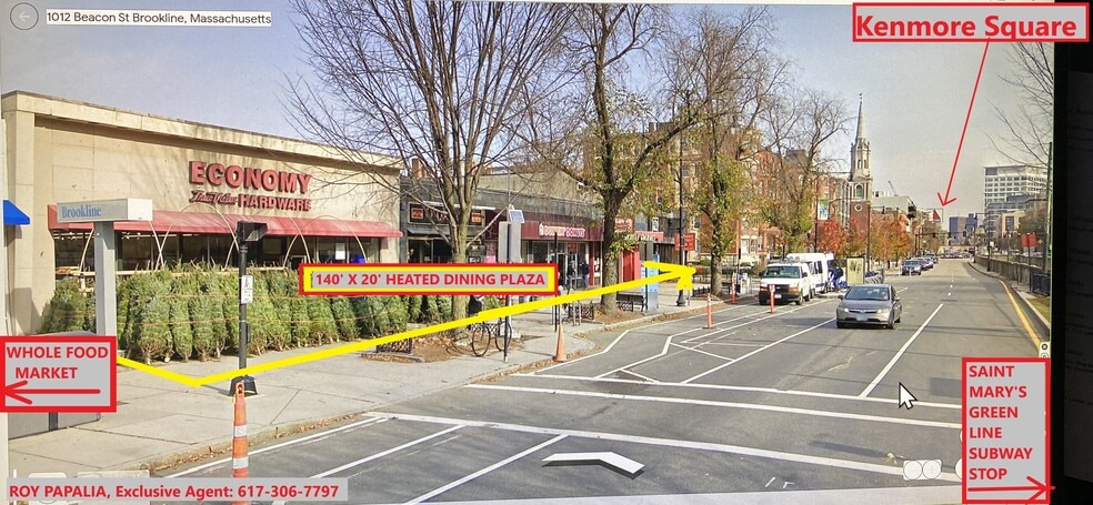 More Photos Of 1004-1016 Beacon St, Brookline Restaurant For Lease