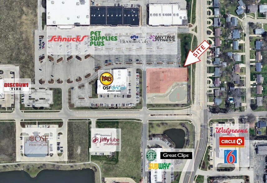 More Photos Of 500 W. Raab Rd, Normal Storefront For Lease
