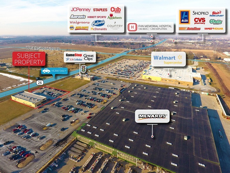 More Photos Of 2725 Il Route 26 S, Freeport General Retail For Lease