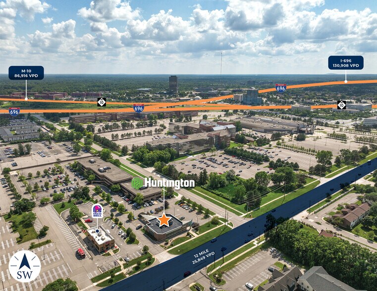 More Photos Of 24805 W 12 Mile Rd, Southfield Bank For Sale