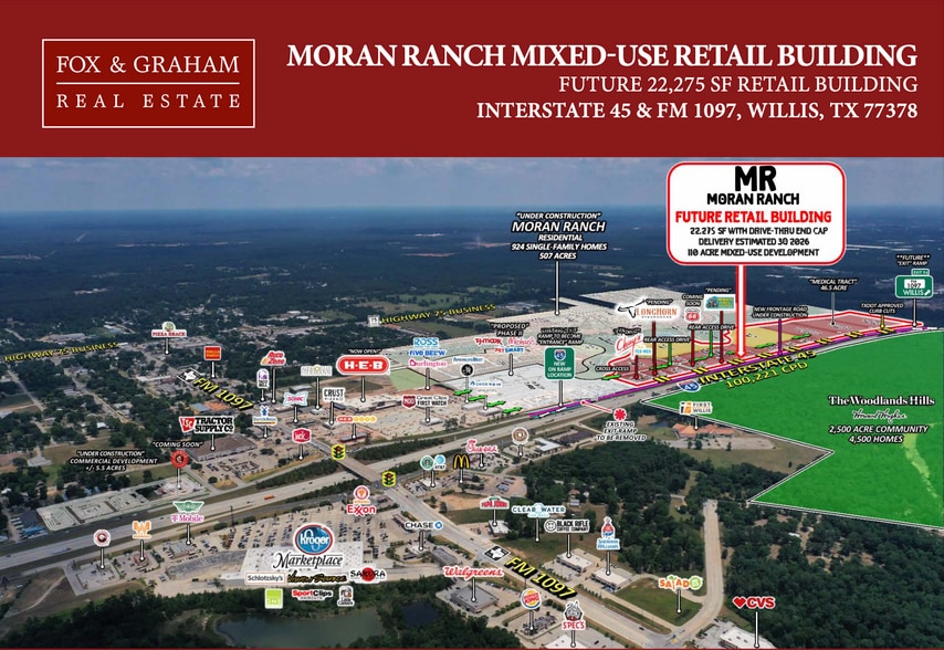 Primary Photo Of I-45 & FM 1097, Willis General Retail For Lease